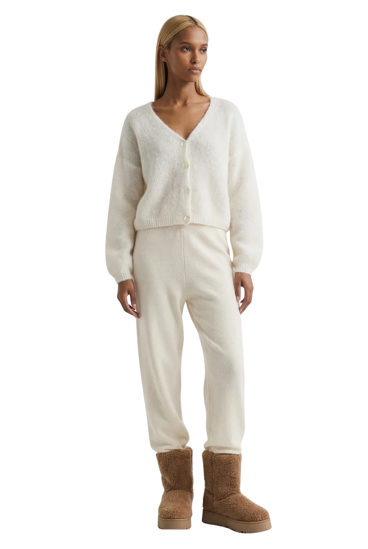 Corneila Cropped Pullover in White