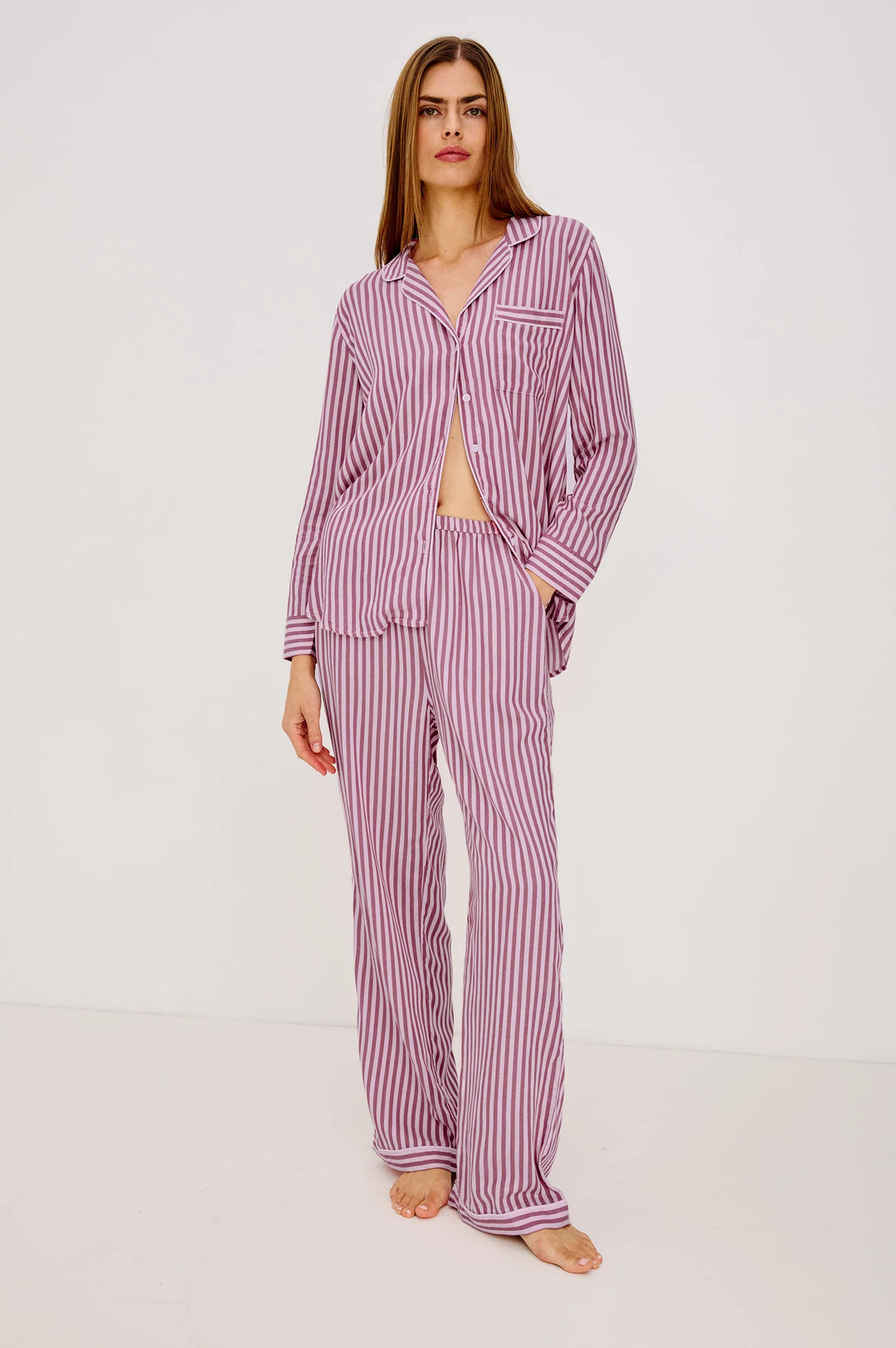 Lulu Pj Set in Pink Blush