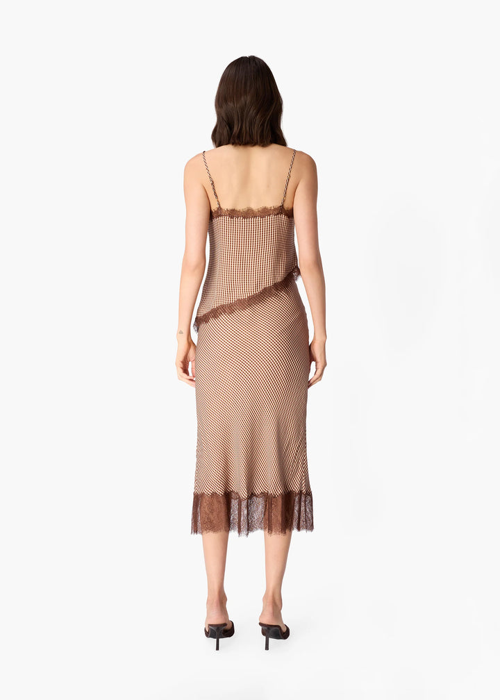 Lizette Camisole Brown Gingham