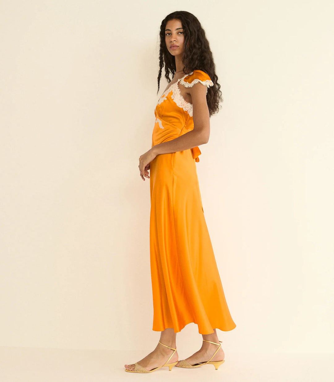 Fiona Dress in Orange