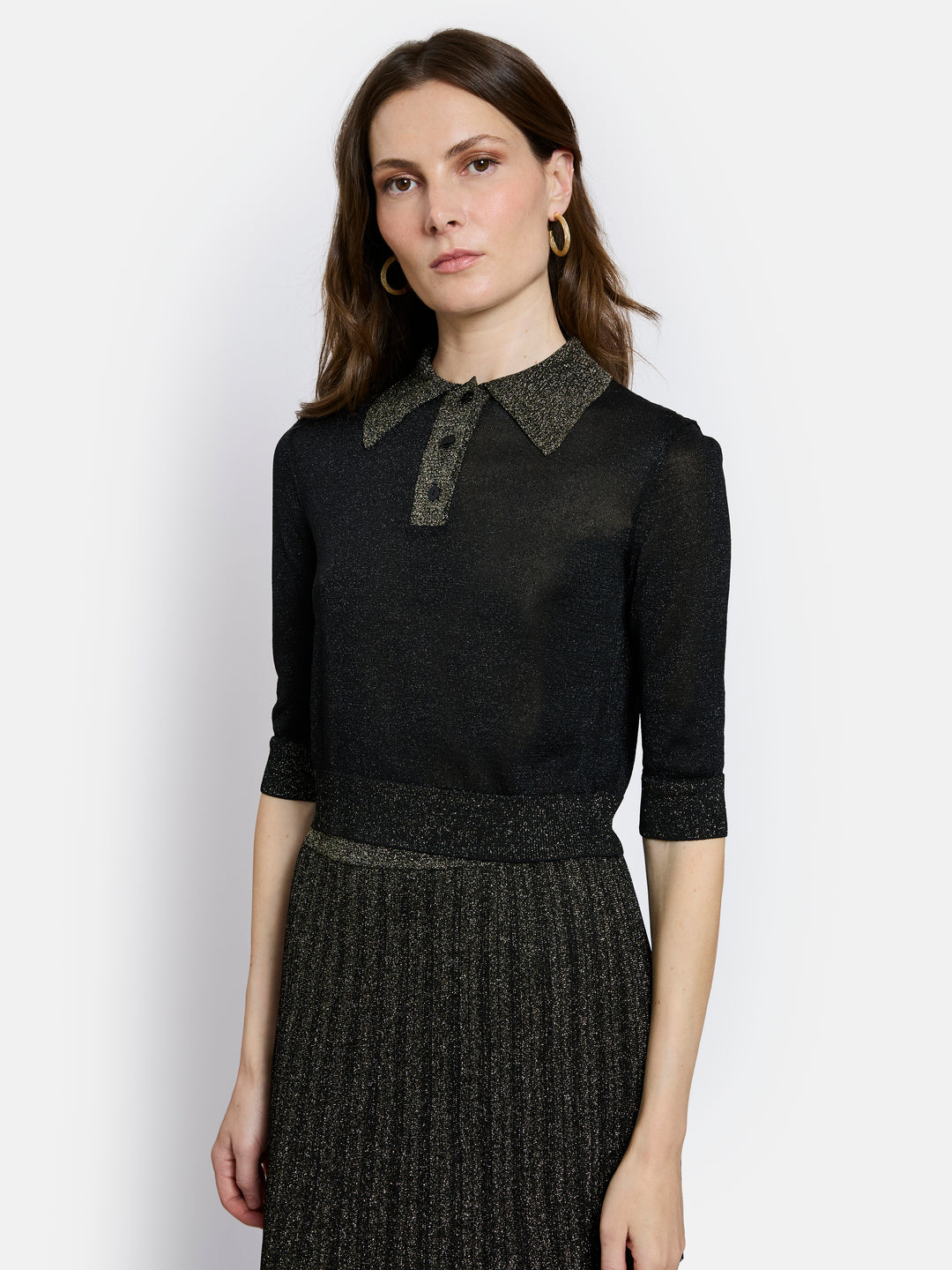 GALA TWO-TONE SHORT POLO SHIRT