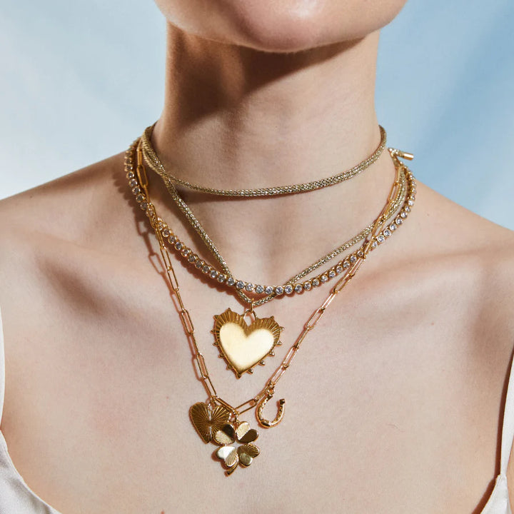 Gold Lurex Necklace Cord