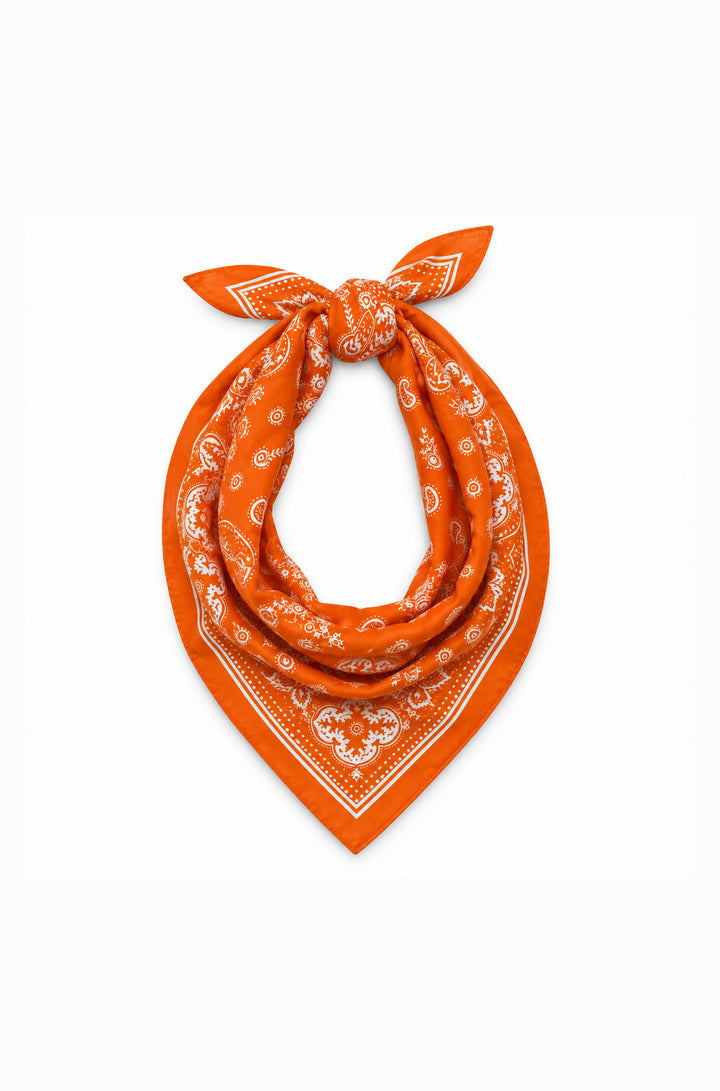 The Lina Bandana in Orange