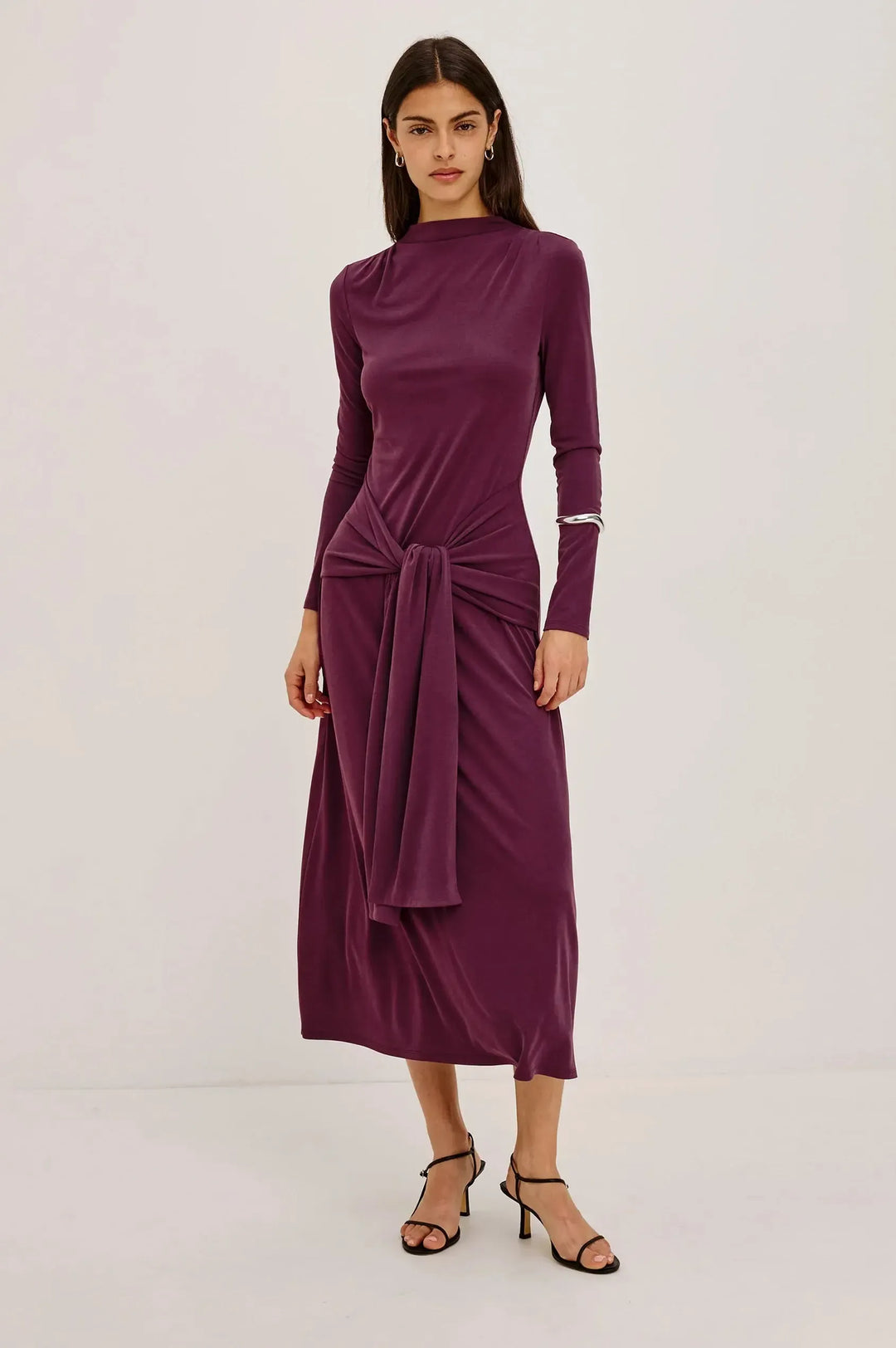 Hollis Dress in Wine