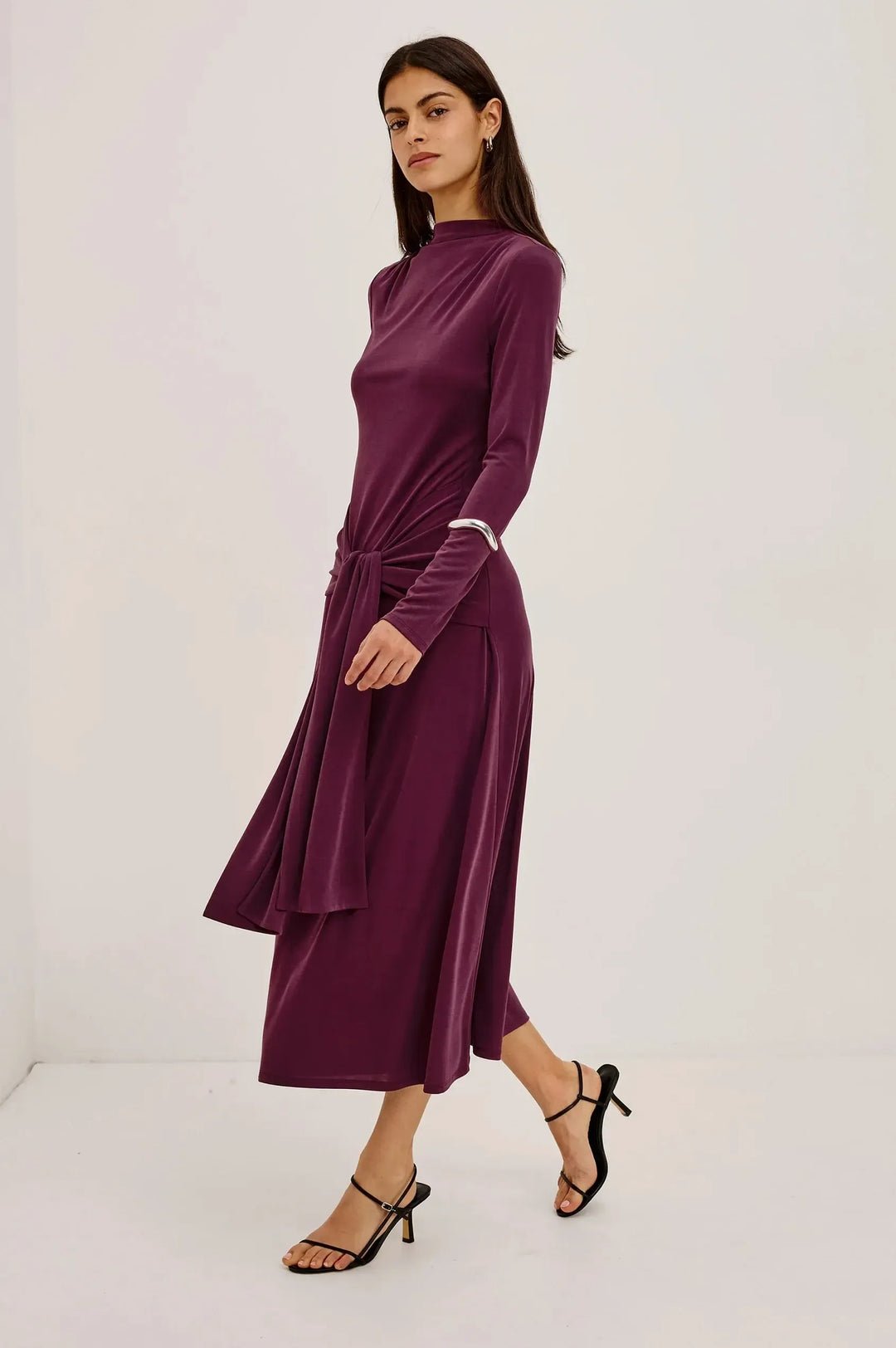 Hollis Dress in Wine