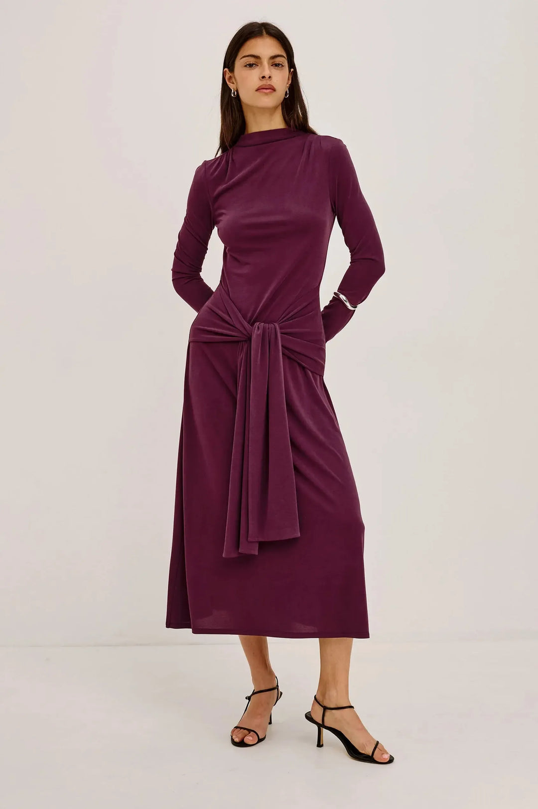 Hollis Dress in Wine