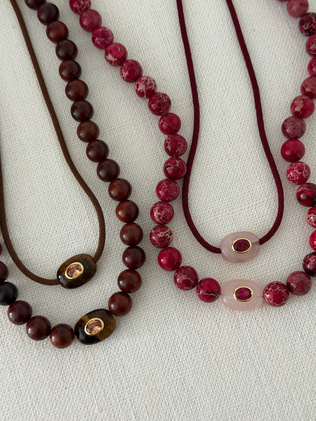 Beaded Hillstone Necklace