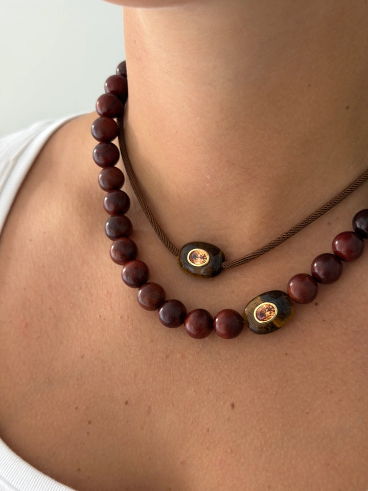 Beaded Hillstone Necklace