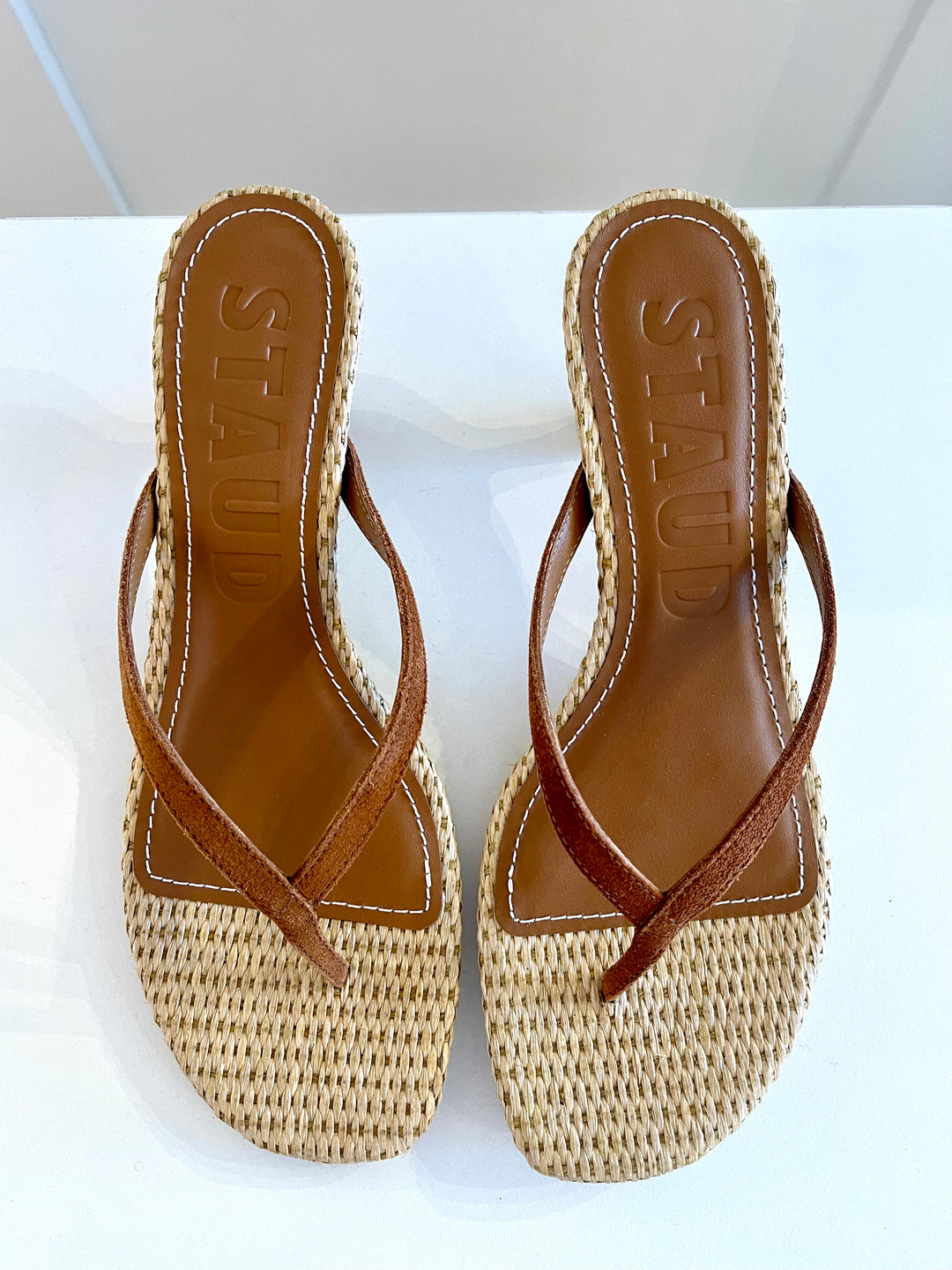 Freja Thong Kitten Heel in Tobacco Natural