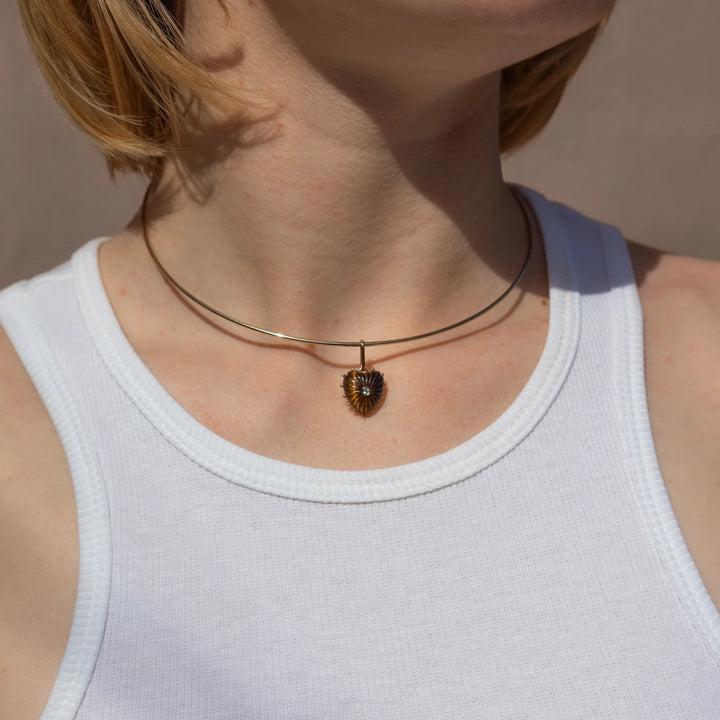 Isabel Tigers Eye Charm