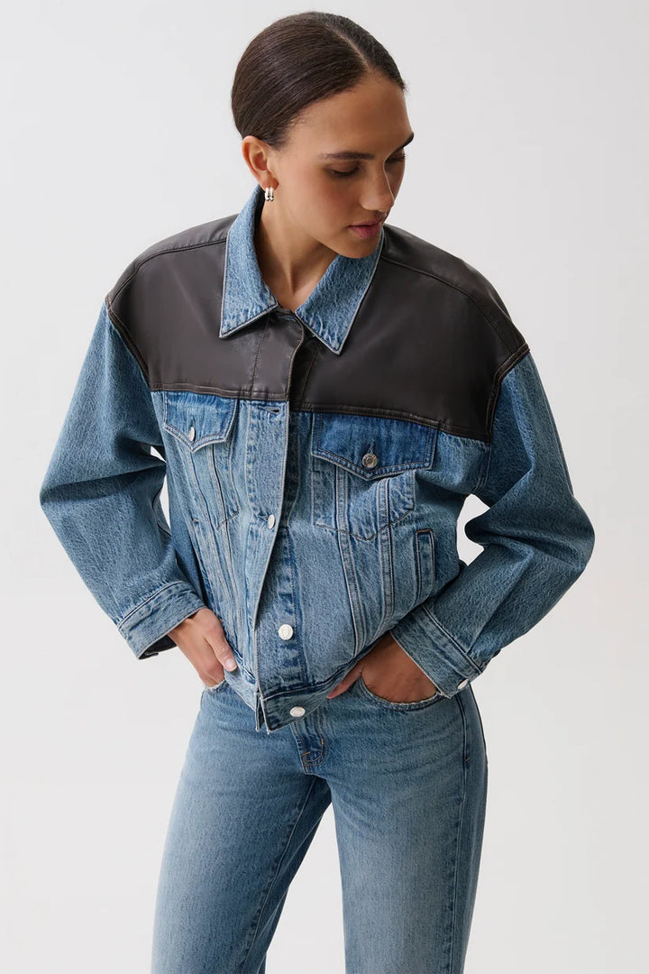 Harley Trucker Jacket in Metropolis