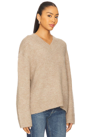 Talia Chunky V-neck Sweater