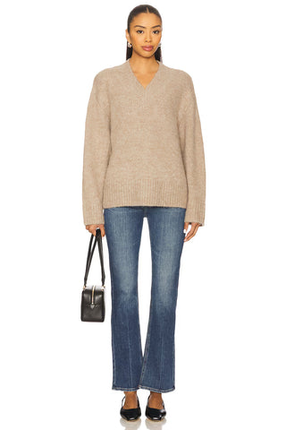 Talia Chunky V-neck Sweater