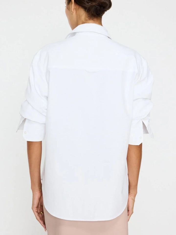 The Pia Shirt in Salt White