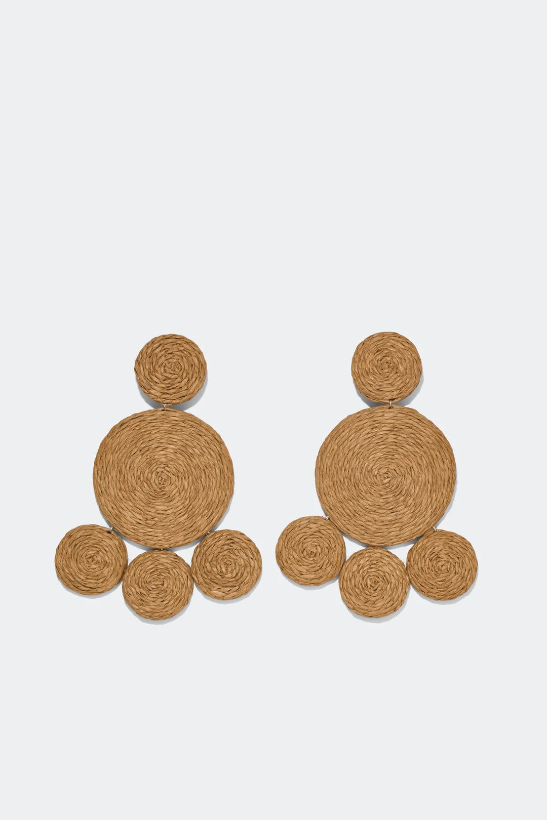 Raffia Deco Earring in Raffia