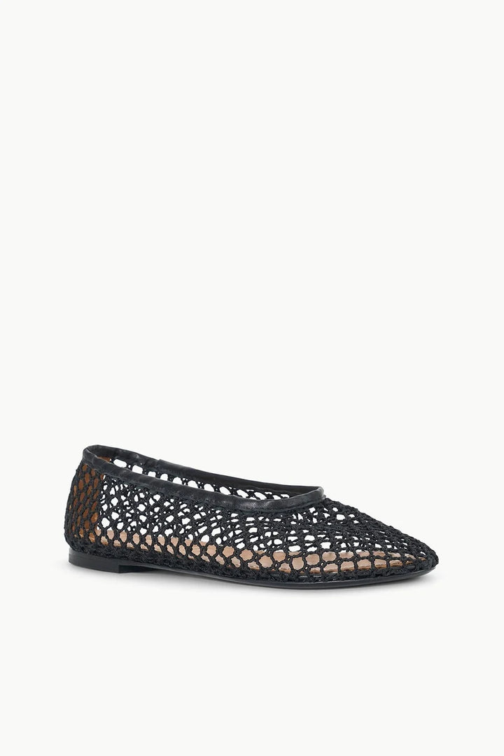 Alba Ballet Flat Black Netting