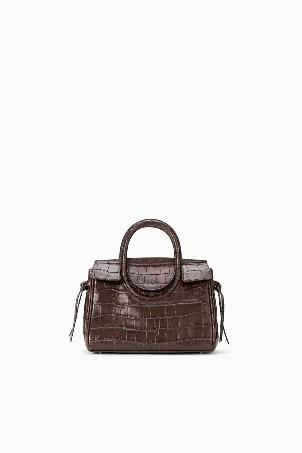 Maude Mini Carryall Espresso Croco