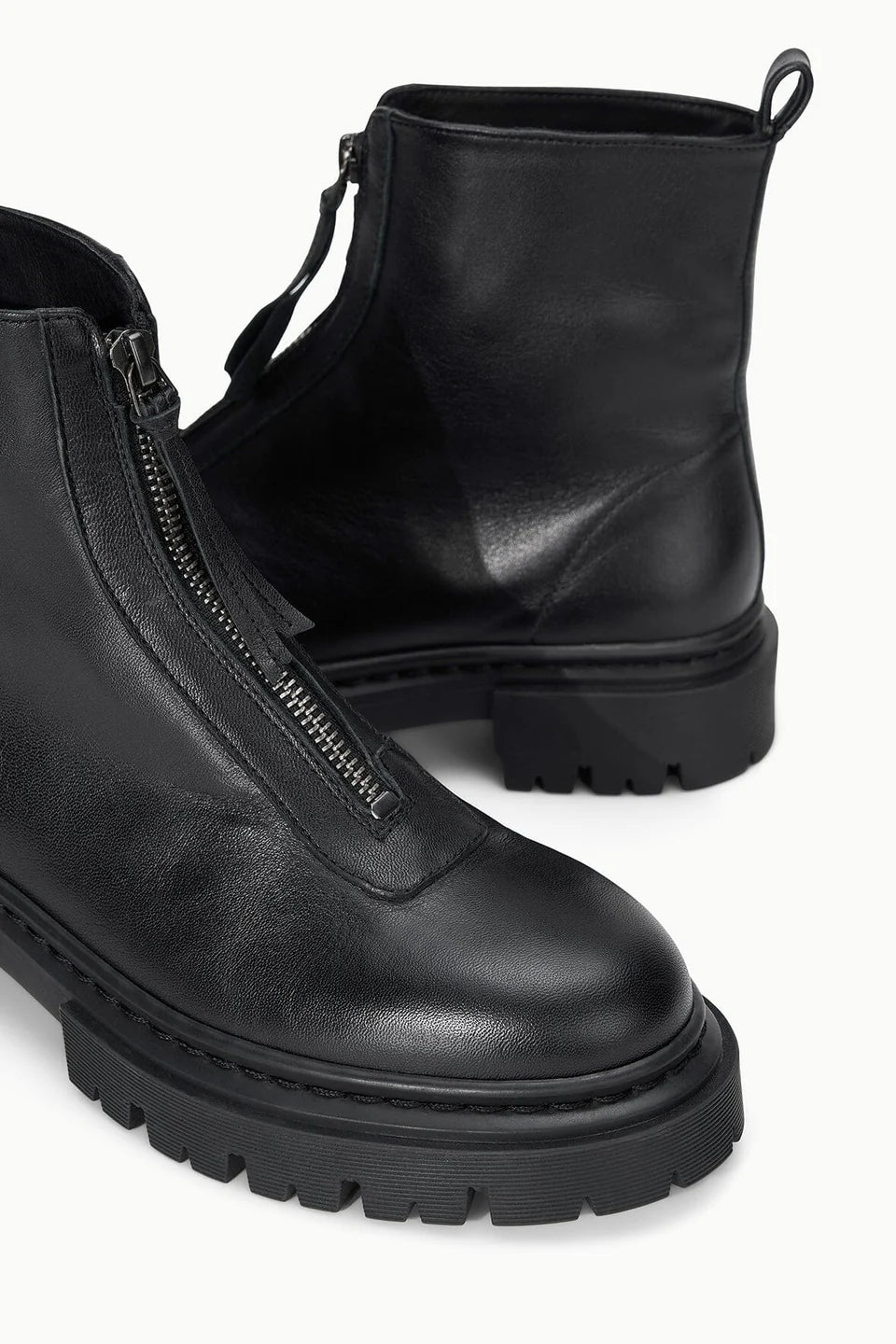 MILES ZIP ANKLE BOOT BLACK