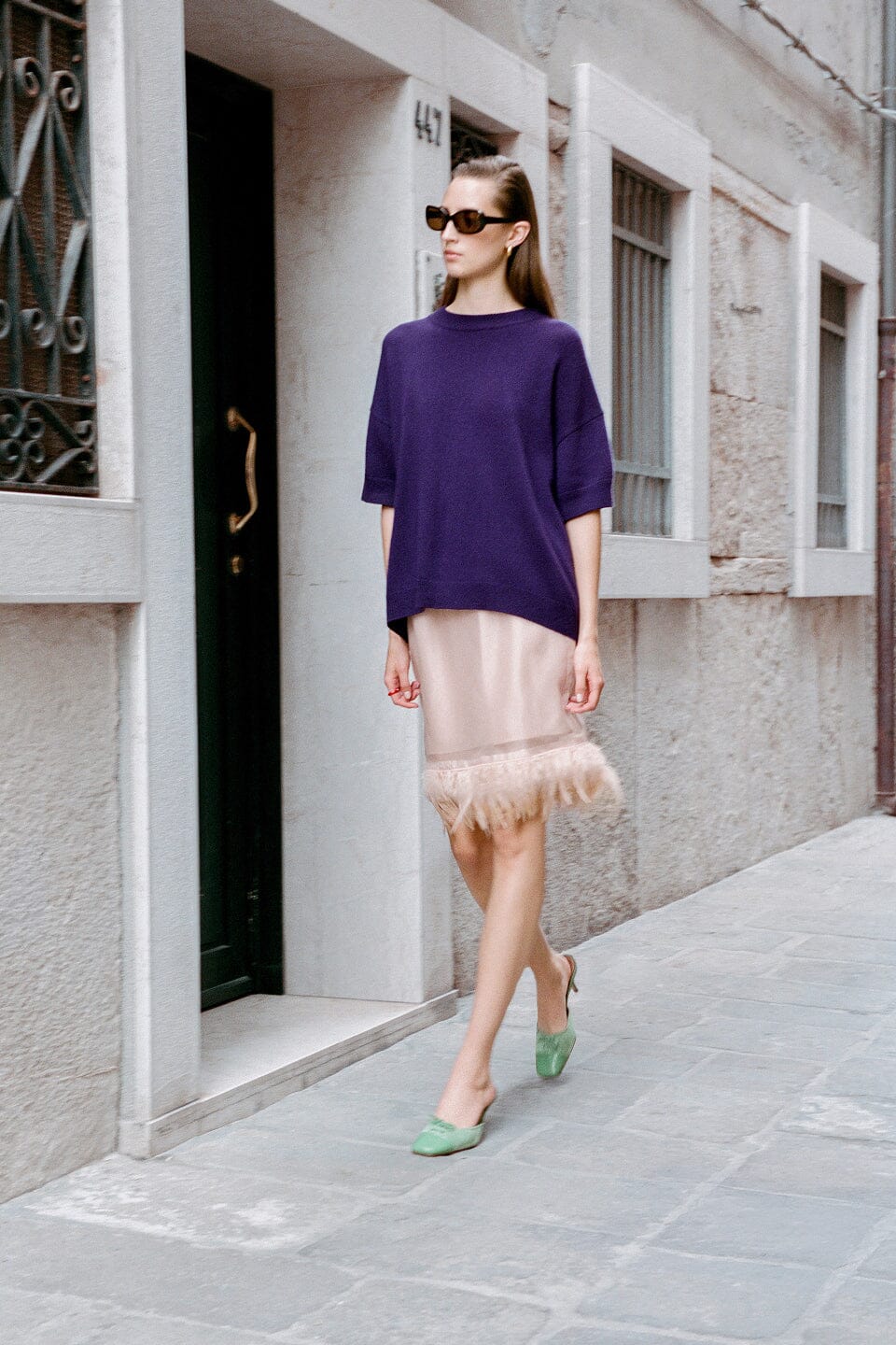 Lark Skirt in Sandrose