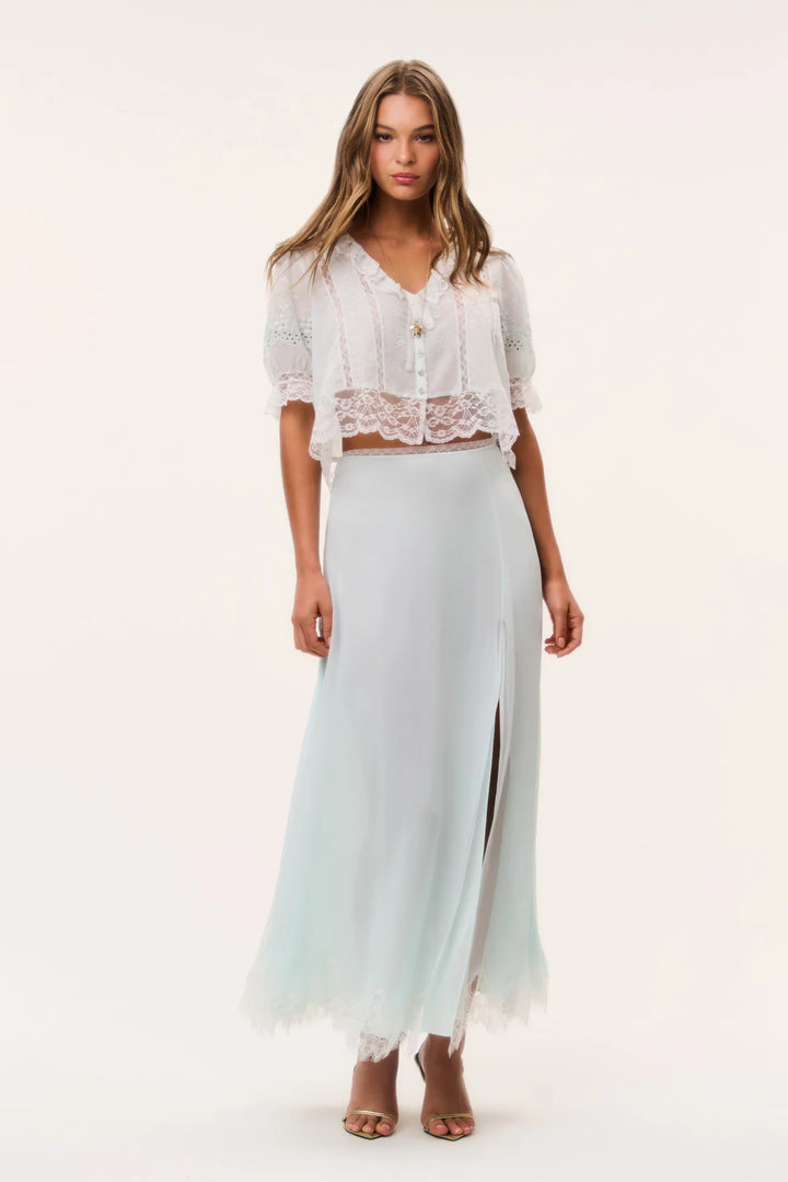 Sybel Silk Chiffon Maxi Skirt