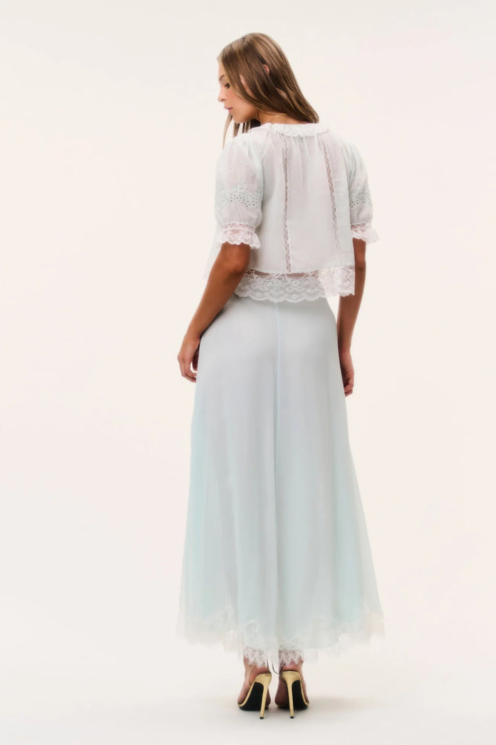 Sybel Silk Chiffon Maxi Skirt