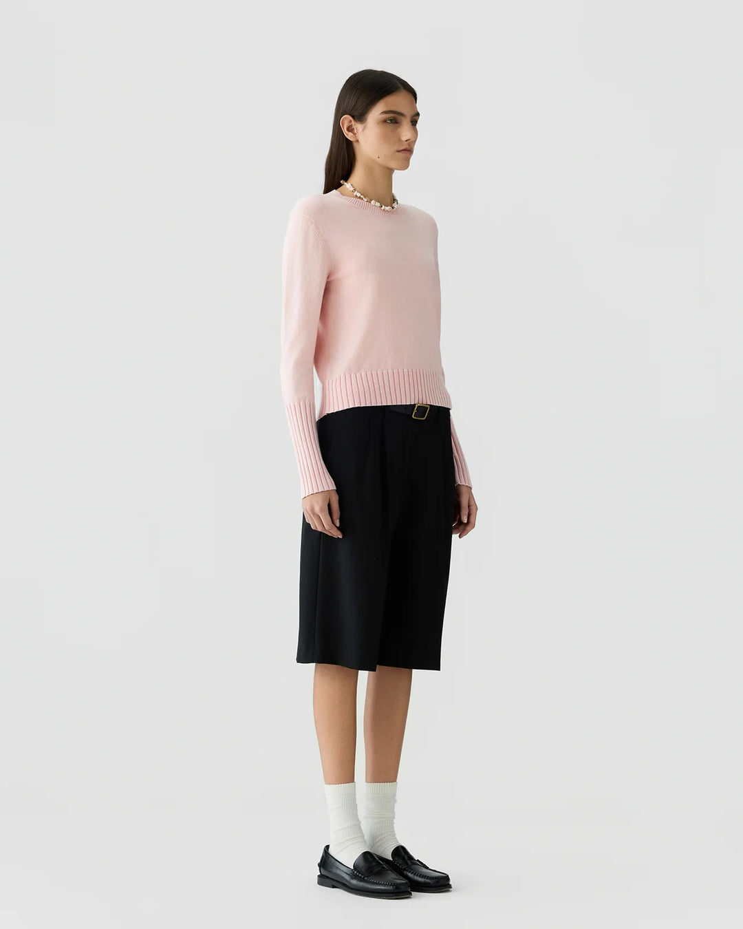 Sunwash Shrunken Crew in Sprinkle Pink