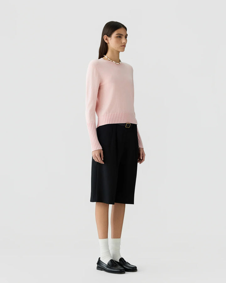 Sunwash Shrunken Crew in Sprinkle Pink
