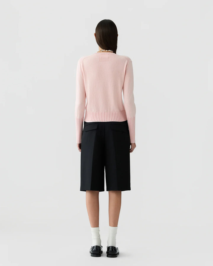 Sunwash Shrunken Crew in Sprinkle Pink