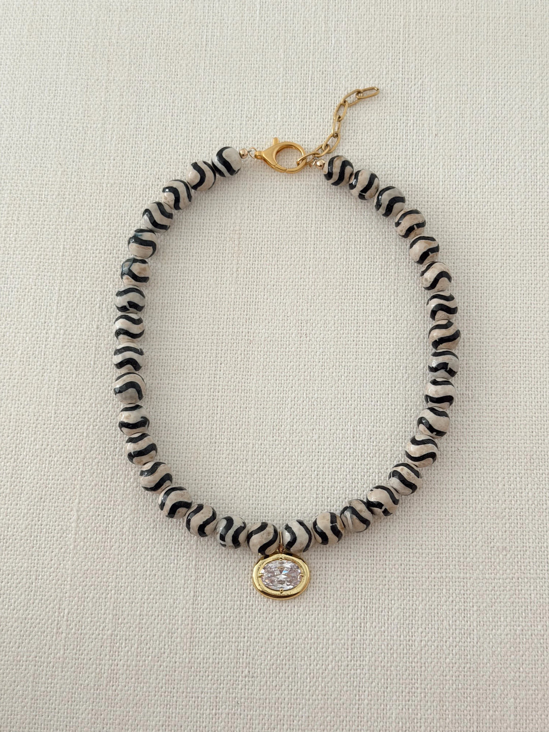 ZEBRA NAPLES NECKLACE
