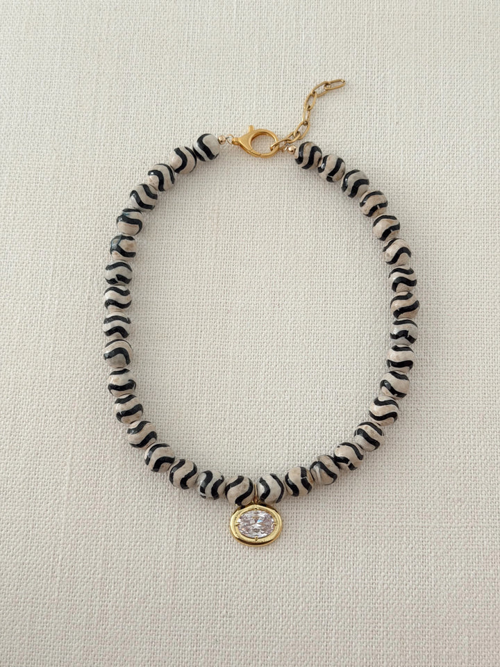 ZEBRA NAPLES NECKLACE