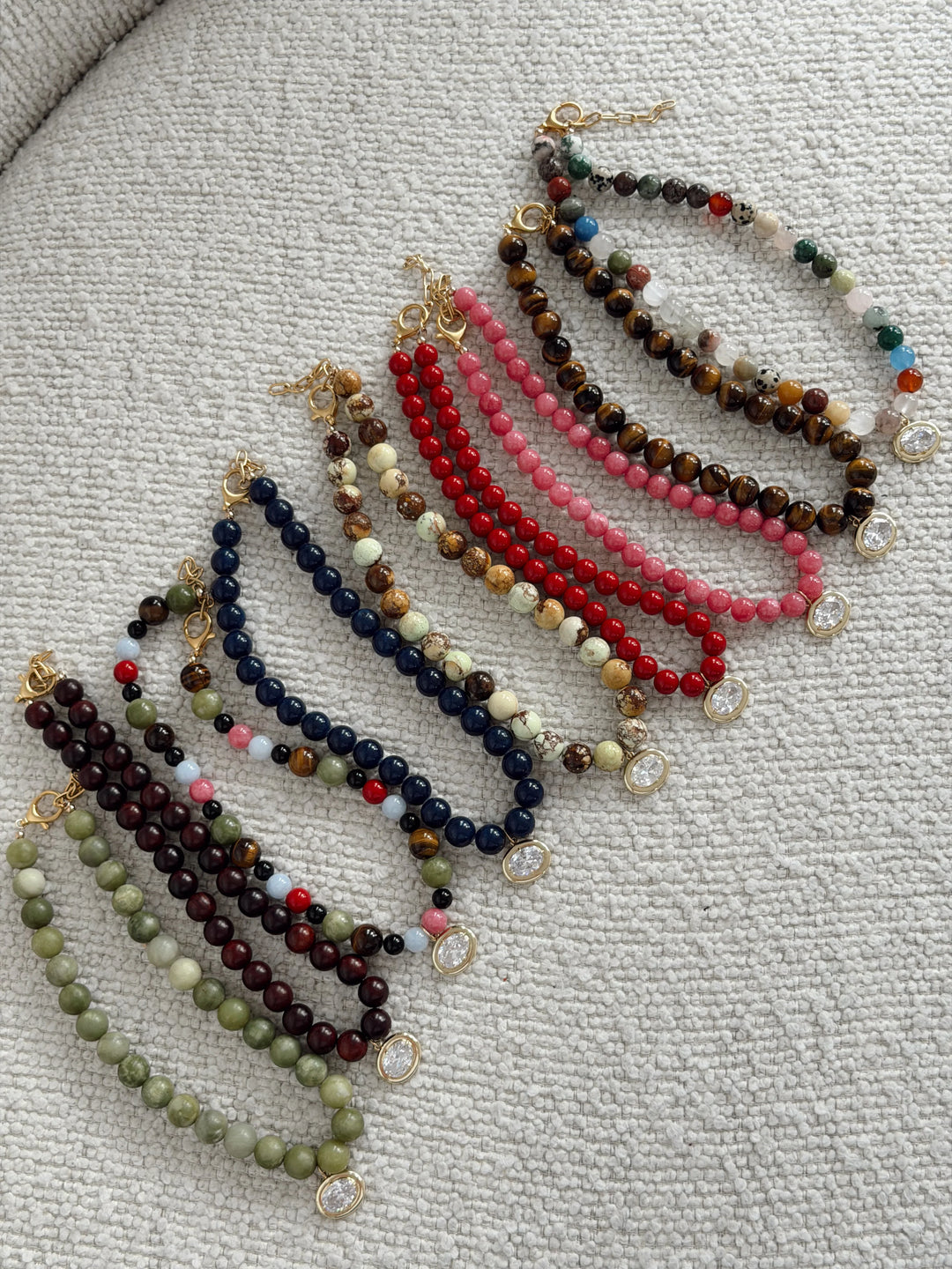 Autumn Naples Necklace in Navy Blue