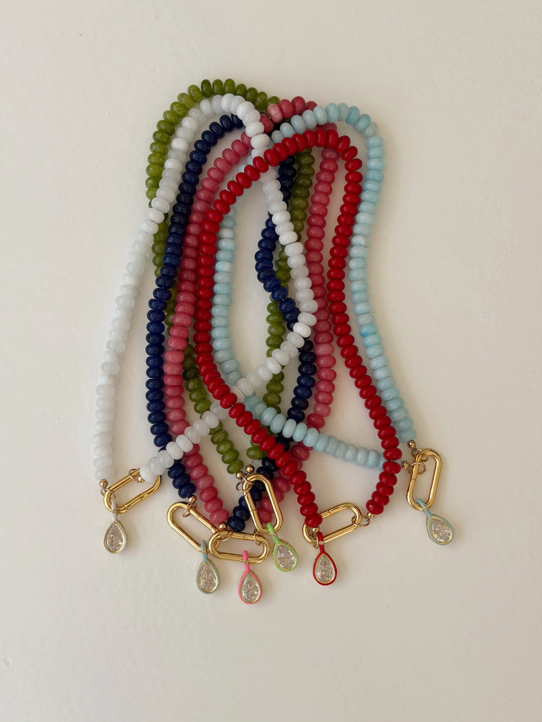 Carries Fav Necklace in White