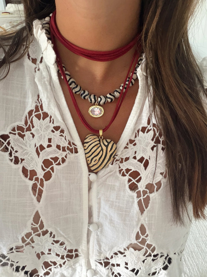 ZEBRA NAPLES NECKLACE
