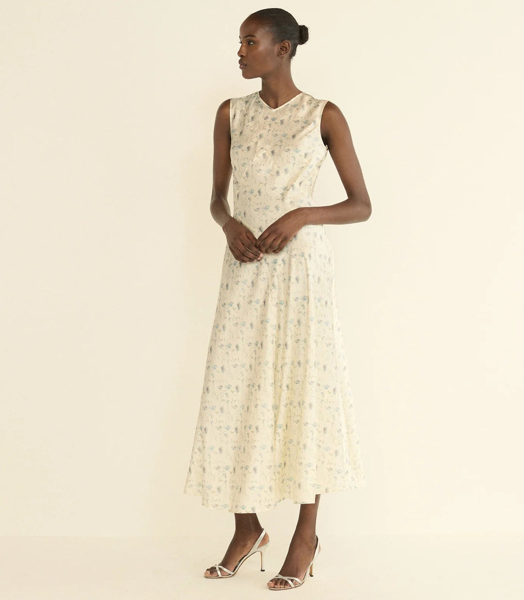 Adelana Dress in Camellia Bloom - obligato