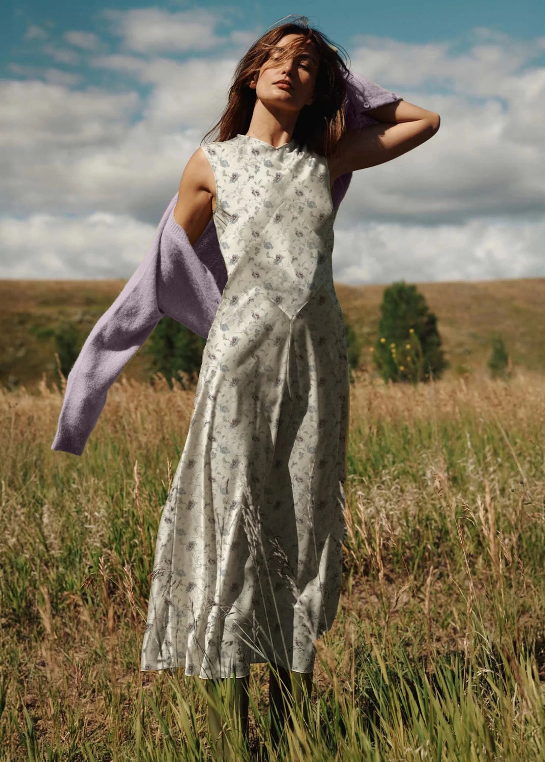 Adelana Dress in Camellia Bloom - obligato