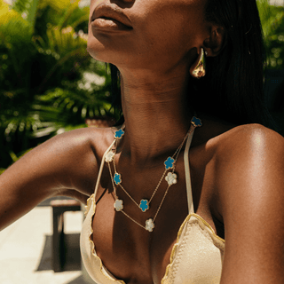 Adeline Clover Necklace: Mother of Pearl / 15mm - obligato