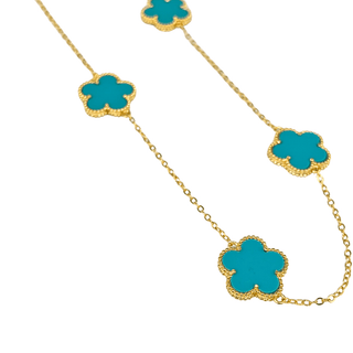 Adeline Clover Necklace: Mother of Pearl / 15mm - obligato