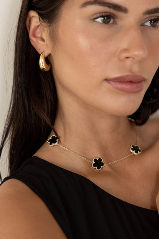 Adeline Clover Necklace: Mother of Pearl / 15mm - obligato