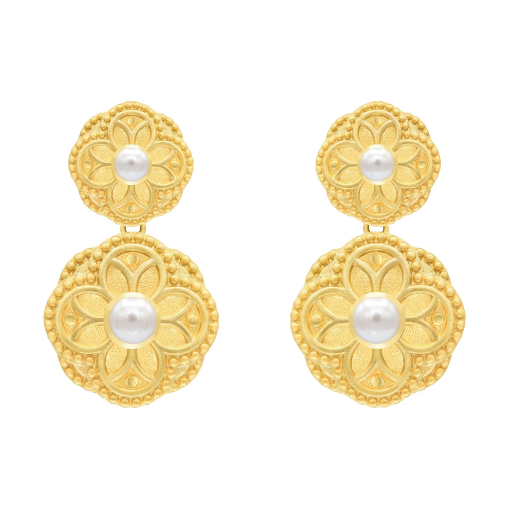 Adeline Earrings: Pearl - obligato