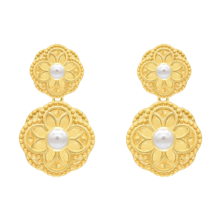 Adeline Earrings: Pearl - obligato