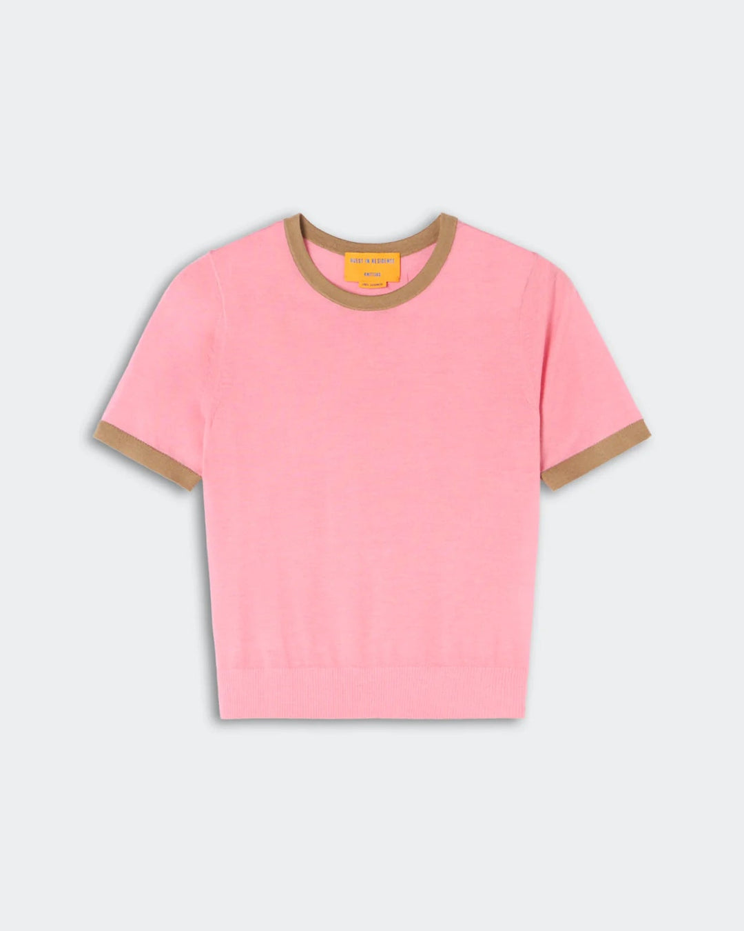 Airy Ringer Tee in Sprinkle/Camel - obligato