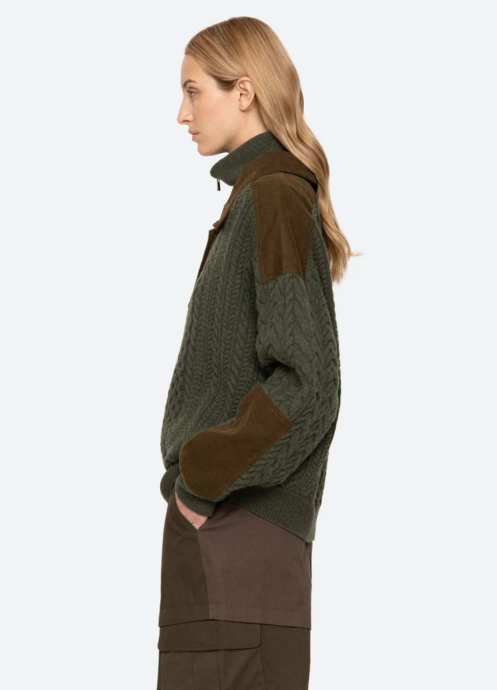 Allen Sweater in Green - obligato