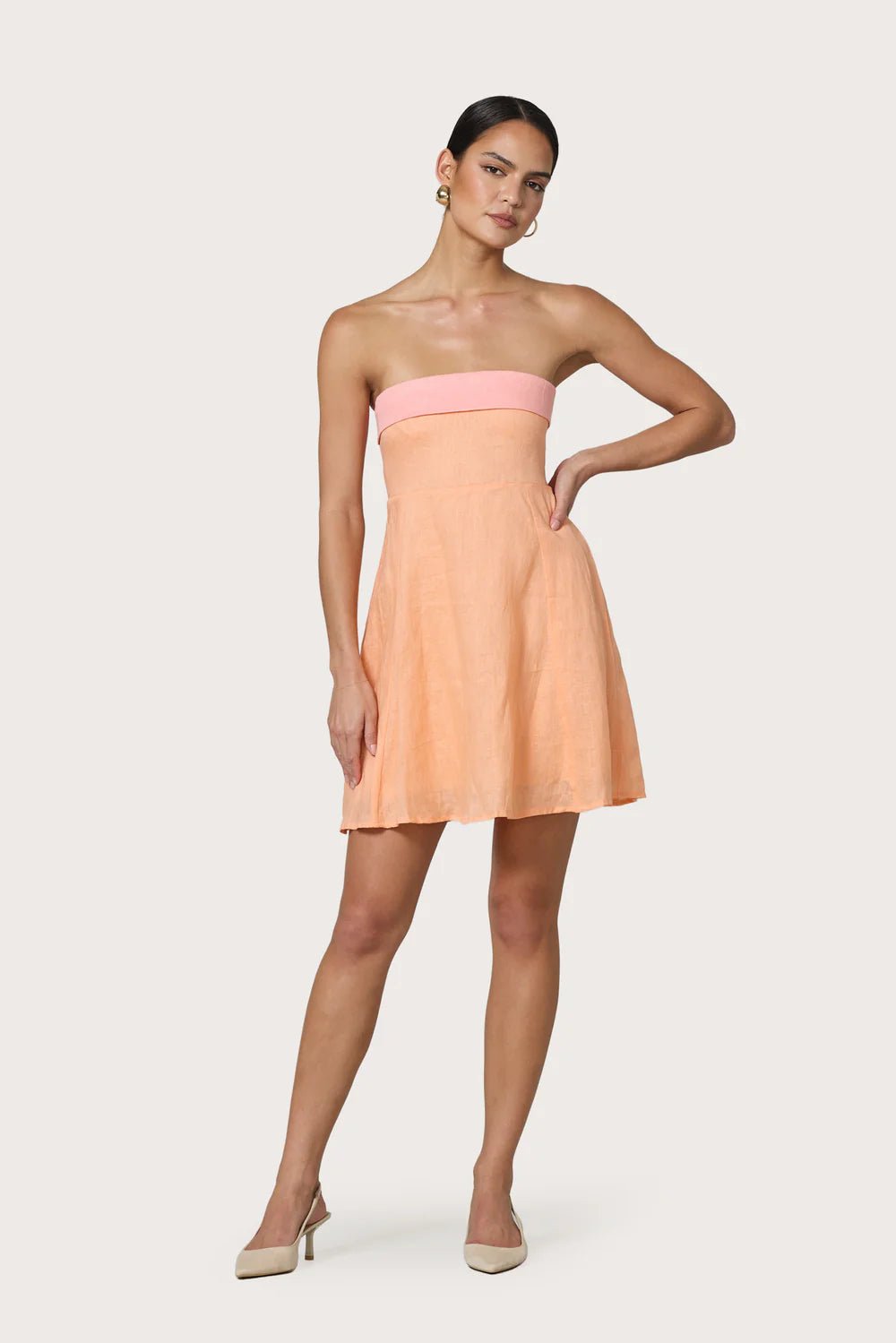 Alora Mini Dress - Sorbet - obligato