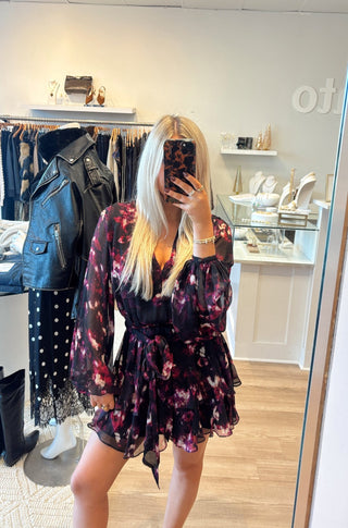 Amabel Dress in Smokey Floral - obligato