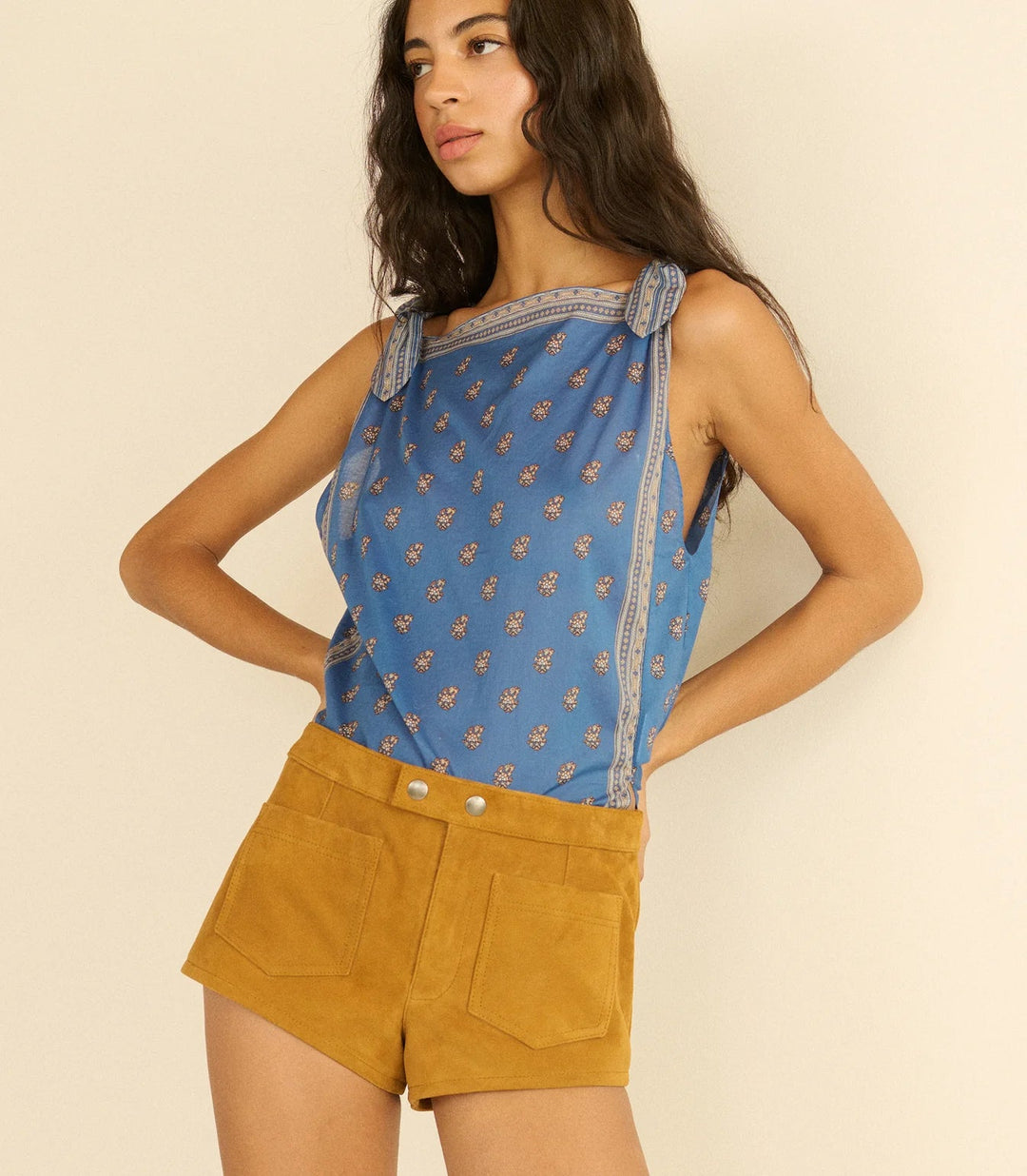 Amalia Top in Eartha Paisley - obligato