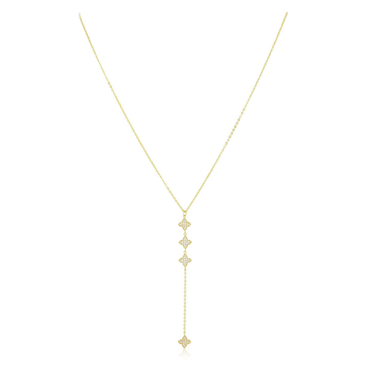 Amanda CZ Lariat: Gold - obligato