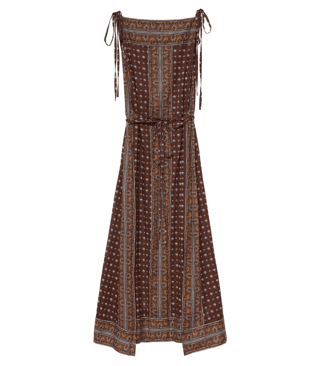Amarante Dress in in Terre Foulard De La Mer - obligato