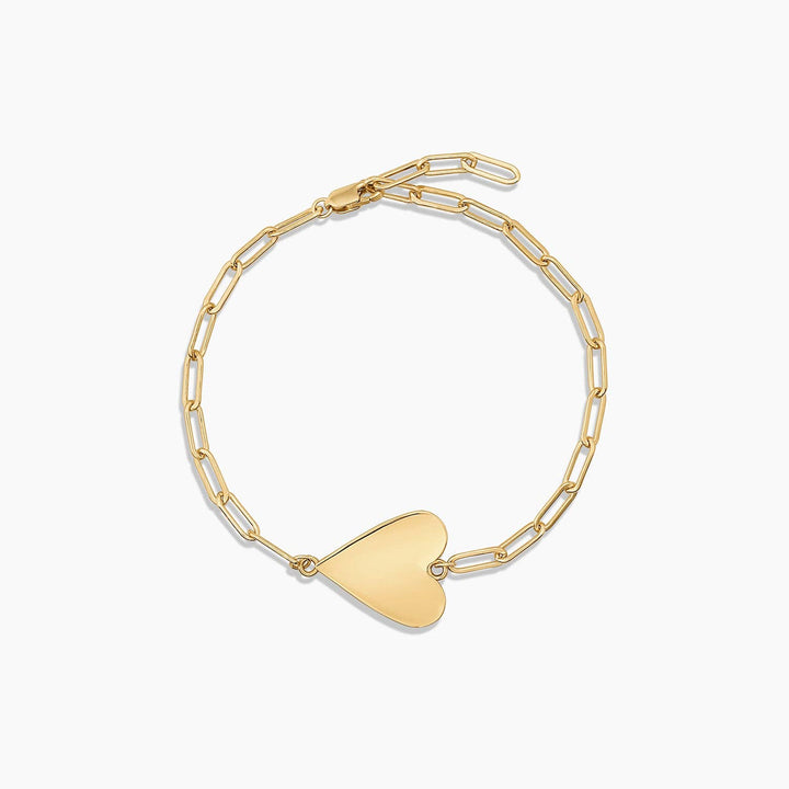 Amaya Heart Bracelet: 14k Gold Plated - obligato