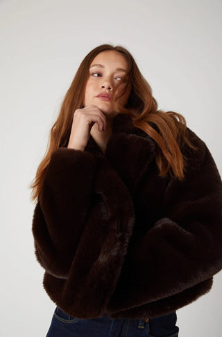 Americano Faux Fur Jacket - obligato