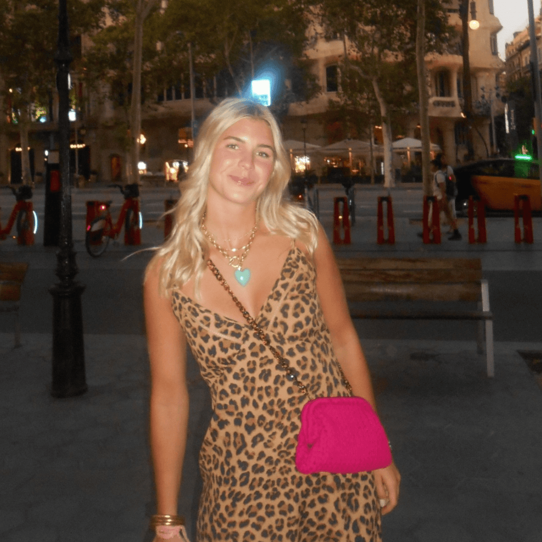 Amore Murano Glass Heart Necklace: Periwinkle Blue - obligato